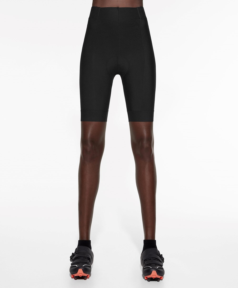 Oysho 20cm Cycling Shorts Fekete | LCOIKD-683