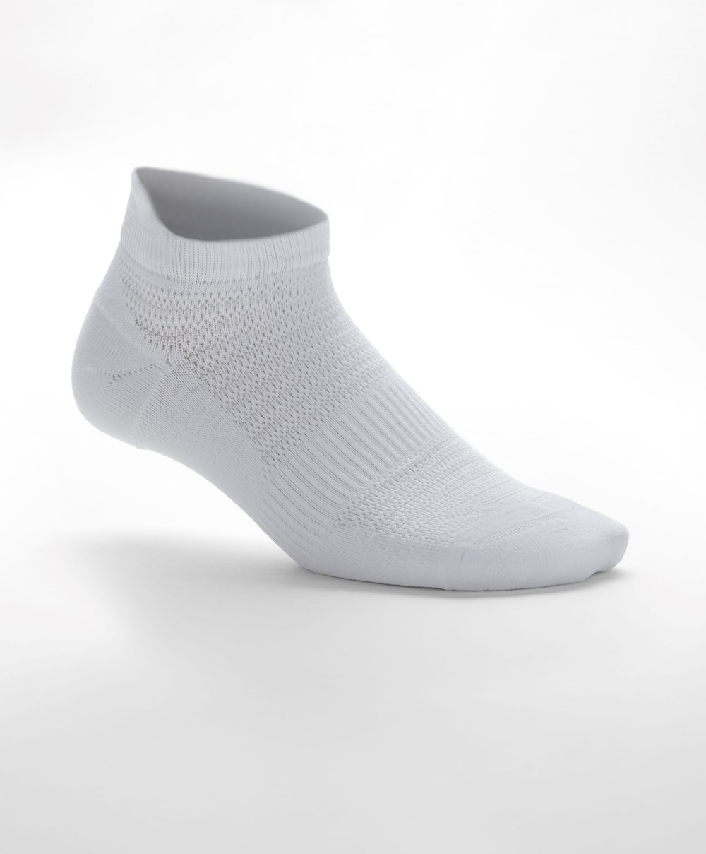 Oysho 3 Pairs Of Pamut Sports Trainer Socks Fehér | MPKCXJ-489