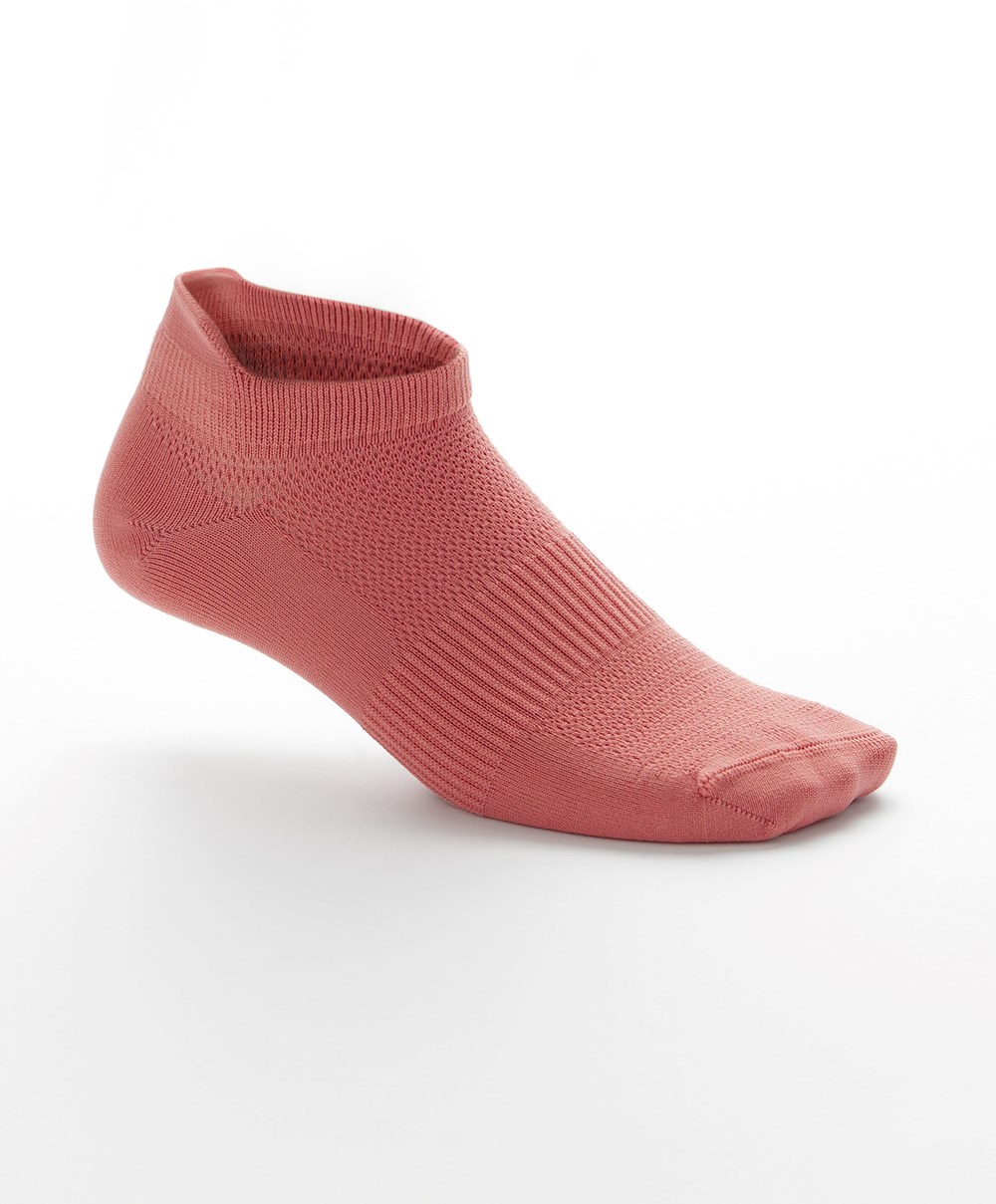 Oysho 3 Pairs Of Polyamide Sports Sneaker Socks Korall | CAWPDI-765