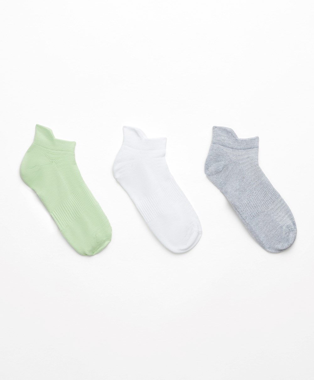 Oysho 3 Pairs Of Polyamide Sports Sneaker Socks Menta | TEBUFG-046