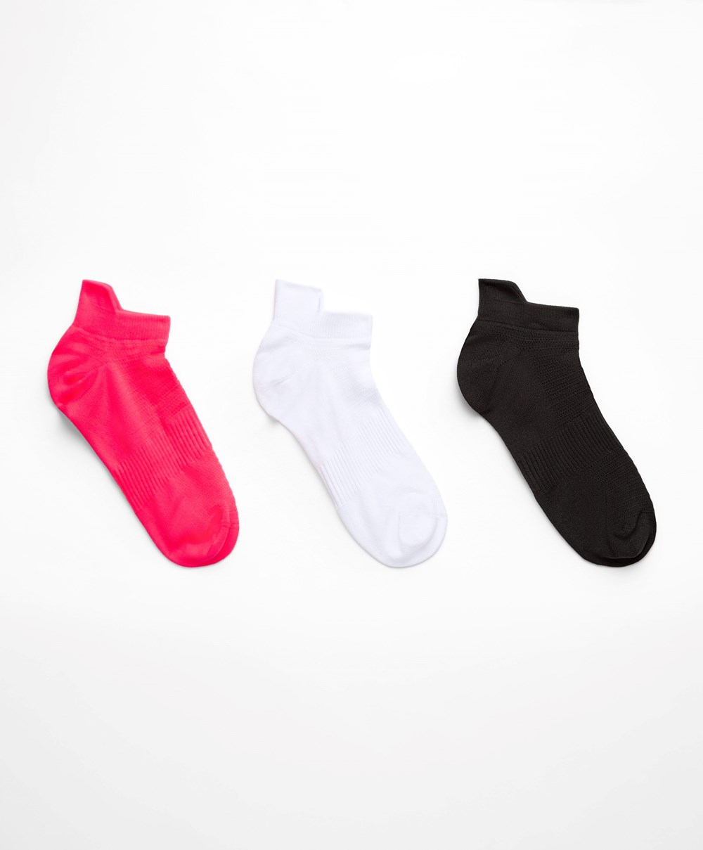 Oysho 3 Pairs Of Polyamide Sports Sneaker Socks Korall | WCVXQL-651