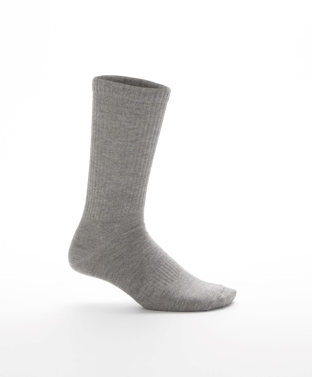 Oysho 3 Pairs Of Sports Pamut Classic Socks Szürke | XFGTOS-312