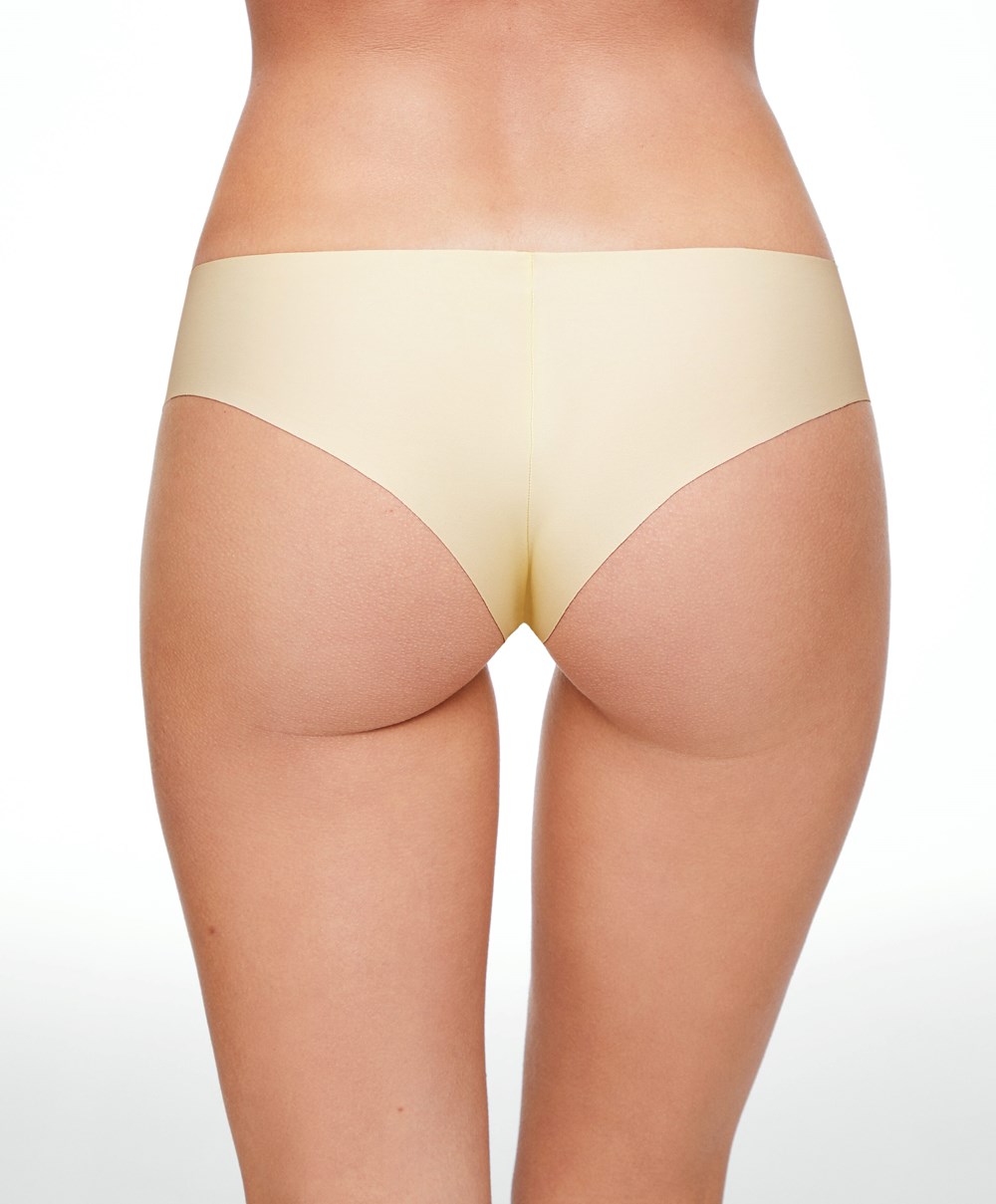 Oysho 5 Laser-cut Polyamide Cheeky Brazilian Briefs Zöld | YWCJGE-251