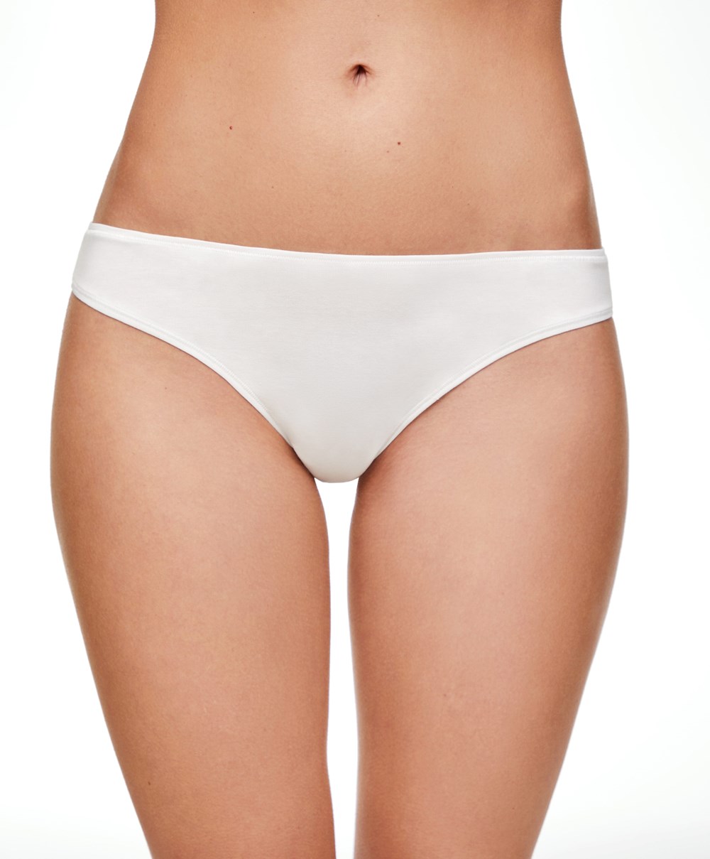 Oysho 5 Pamut Cheeky Thongs Fekete | GPSLIM-785