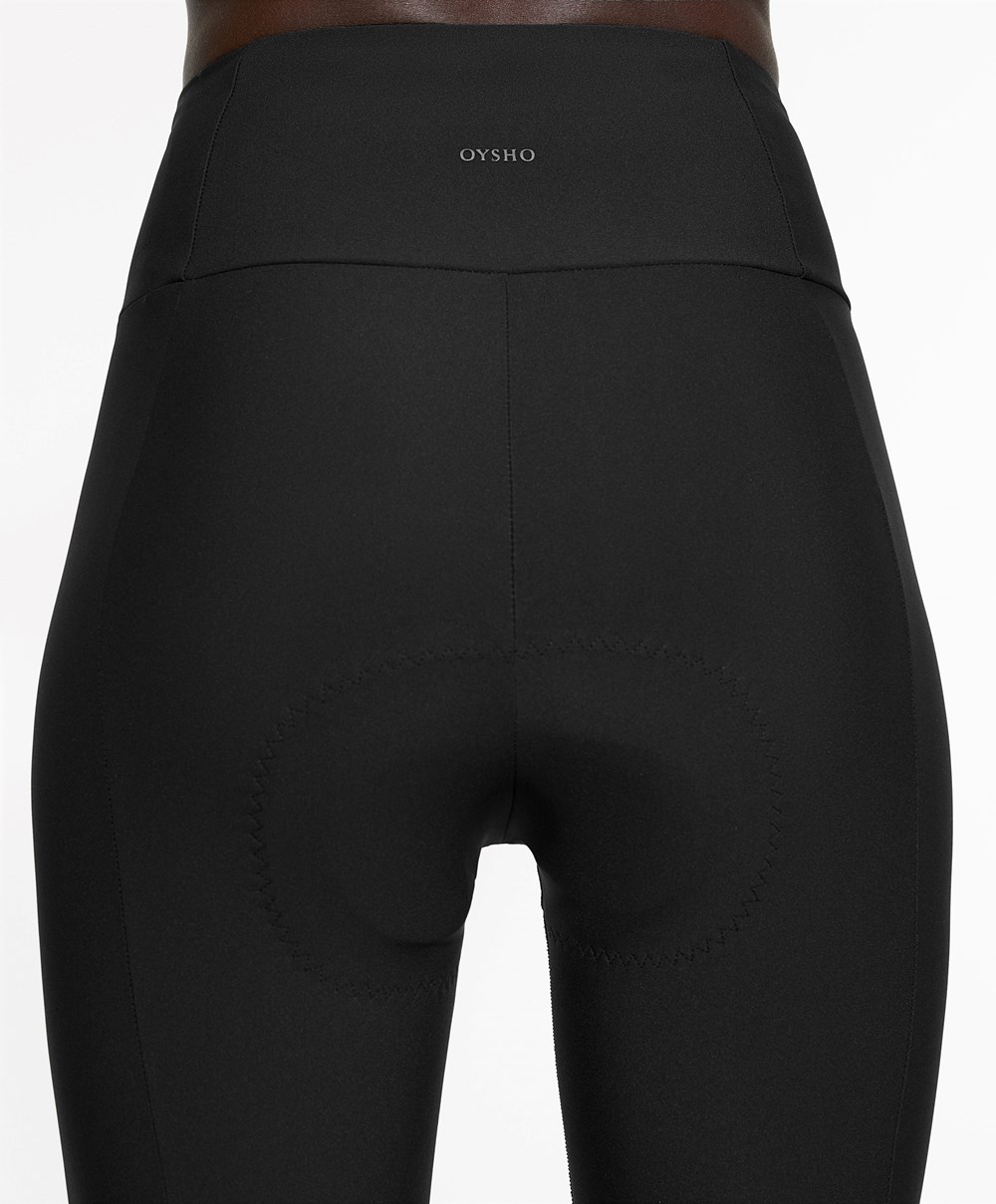 Oysho 65cm Cycling Leggings Fekete | PIZHOR-638