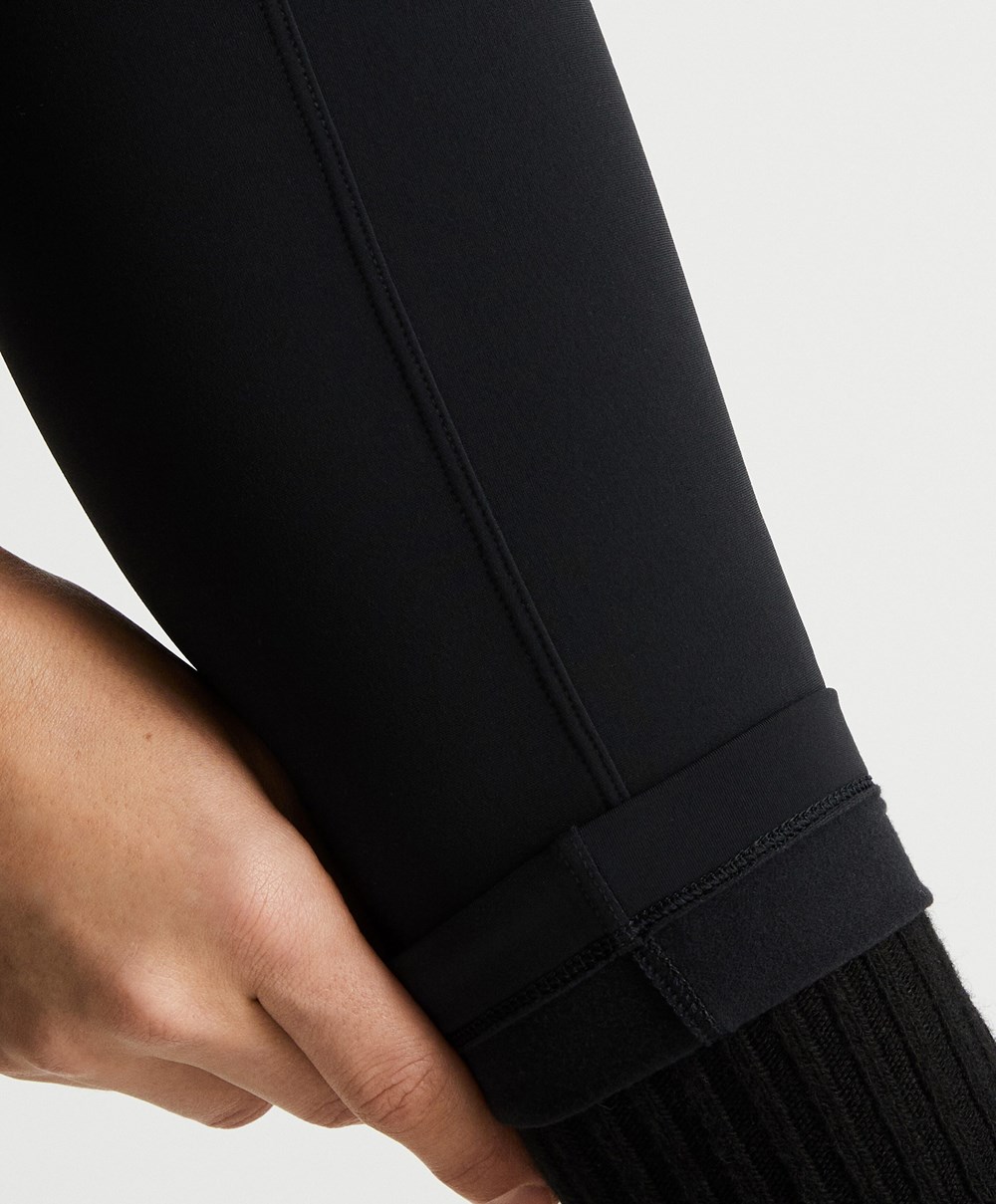 Oysho 70cm Light Warm Ankle-length Leggings Fekete | TZHLMX-194