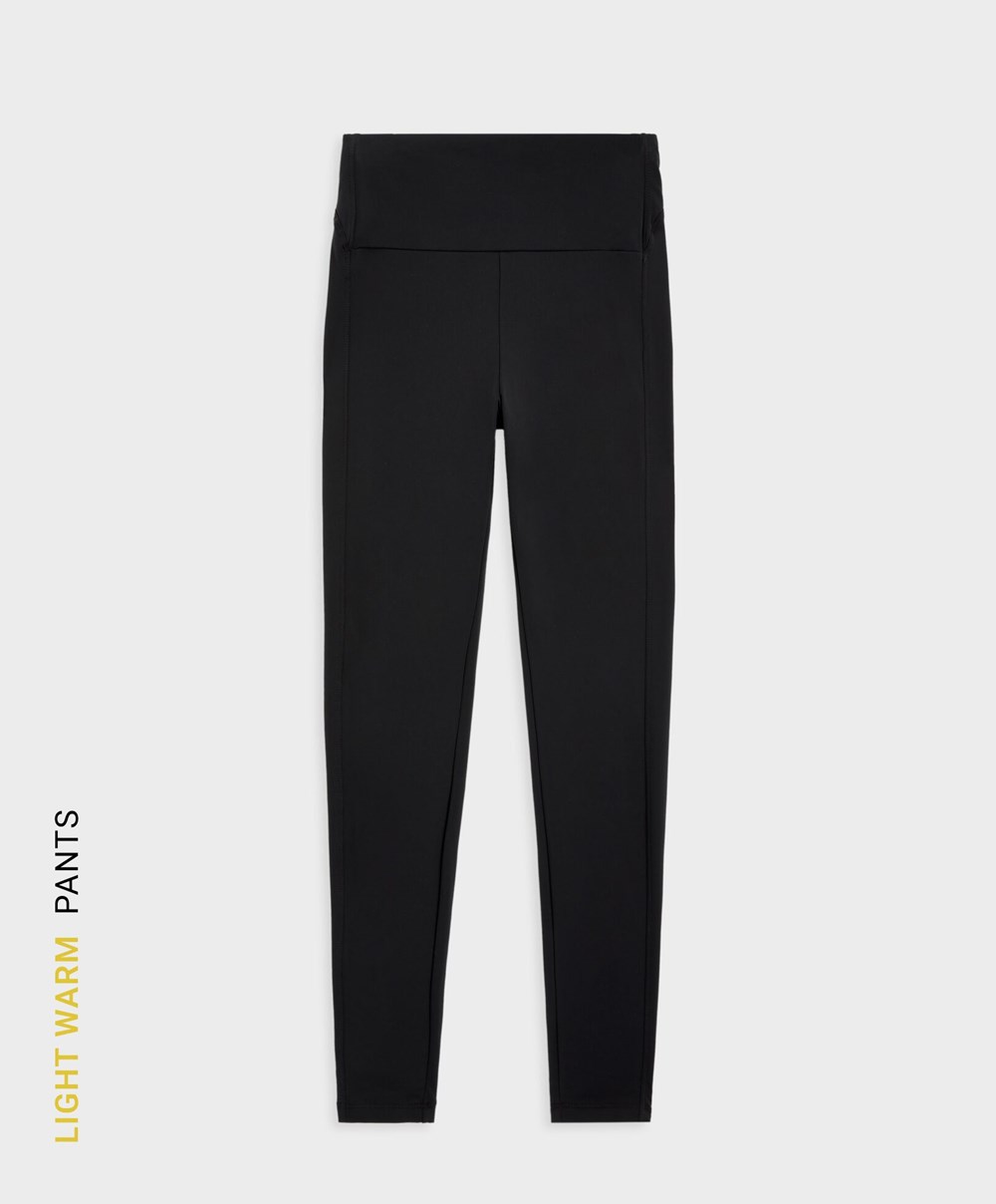 Oysho 70cm Light Warm Ankle-length Leggings Fekete | TZHLMX-194