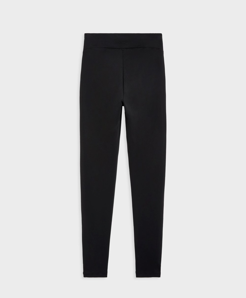 Oysho 70cm Light Warm Ankle-length Leggings Fekete | TZHLMX-194