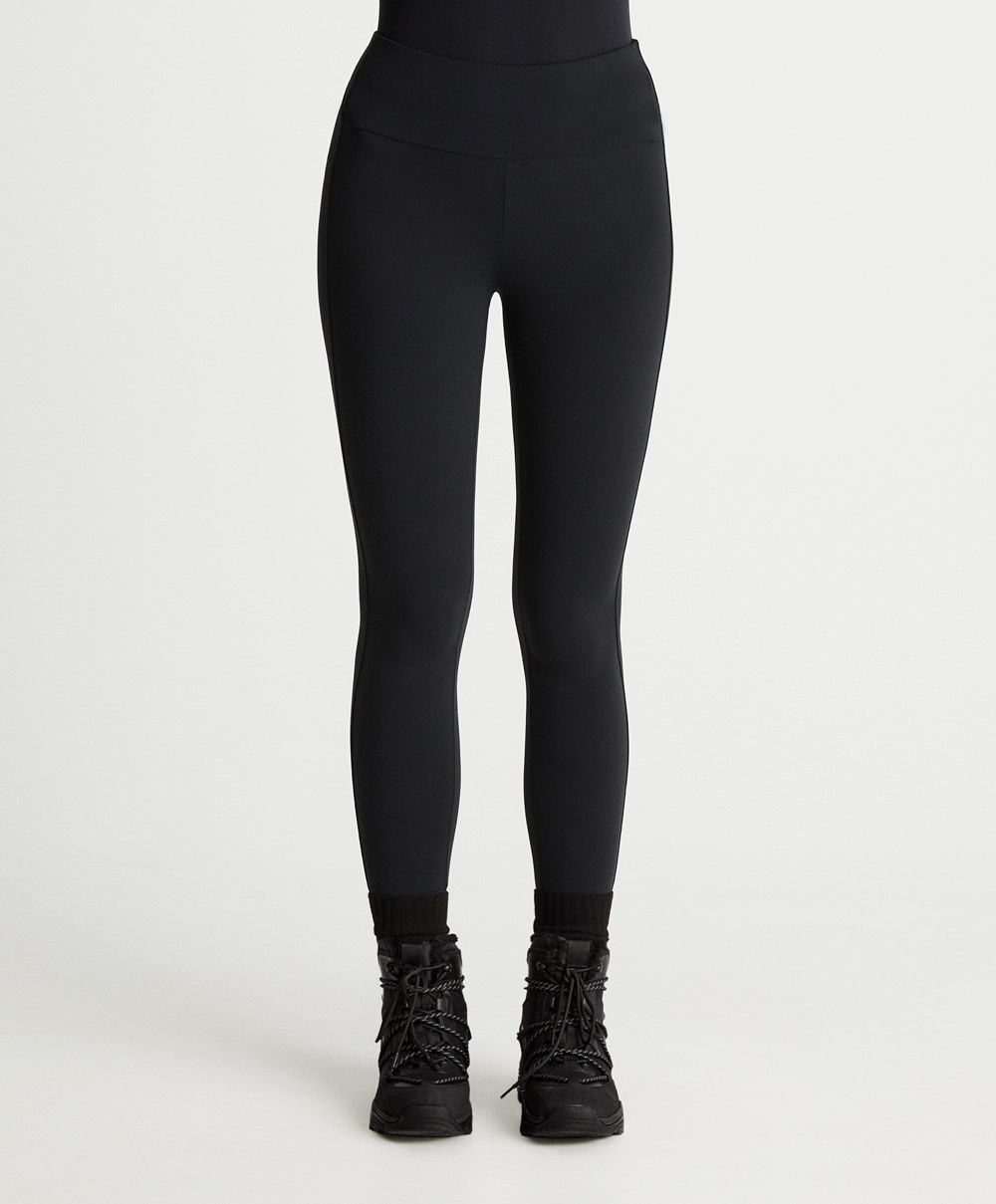 Oysho 70cm Light Warm Ankle-length Leggings Fekete | TZHLMX-194