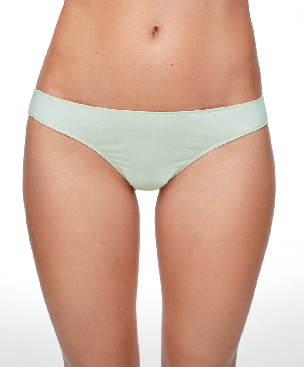 Oysho 7 Pamut Brazilian Briefs Levendula Kék | BOIPYE-739