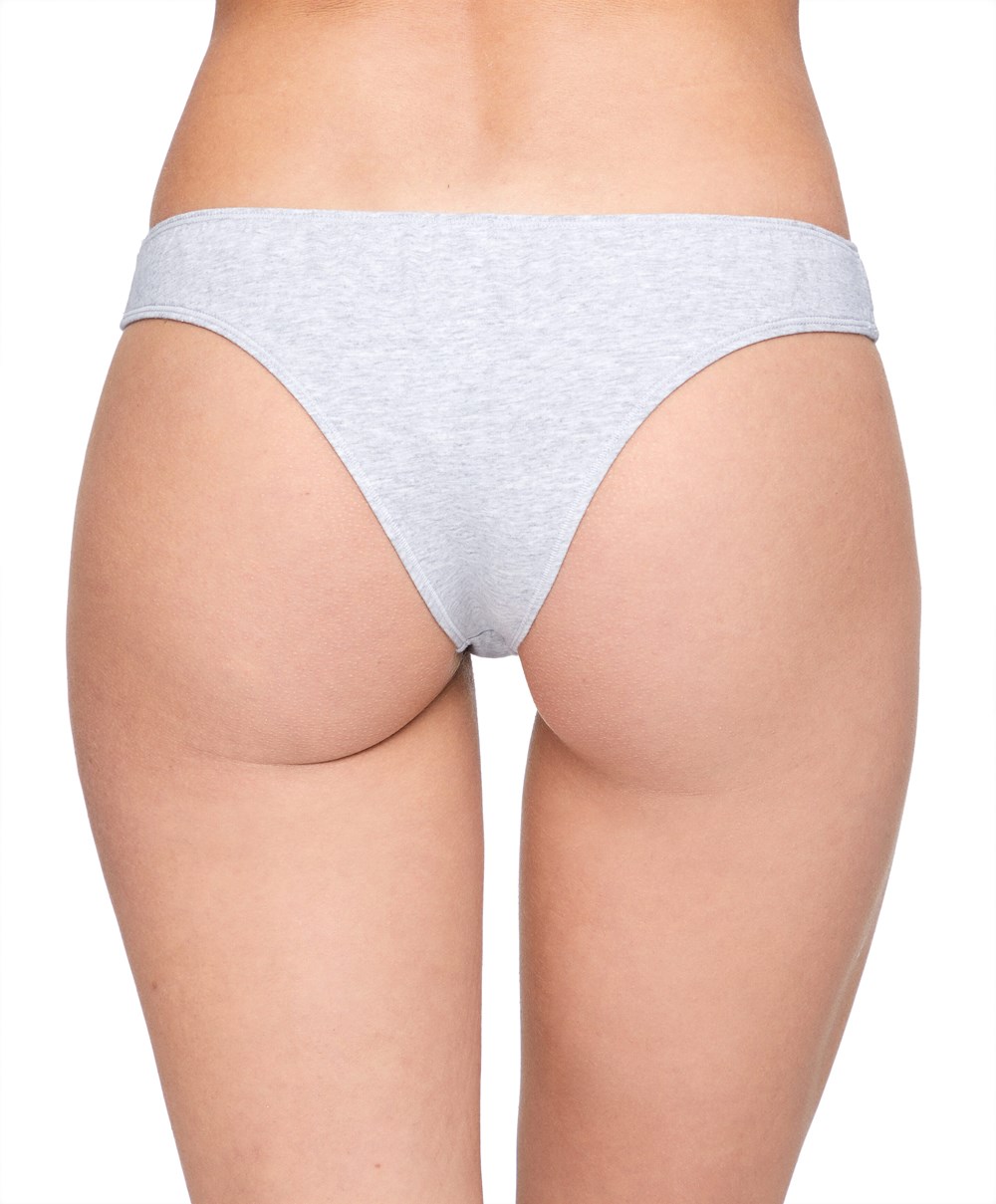 Oysho 7 Pamut Brazilian Briefs Washed Lime | LHPIWT-847