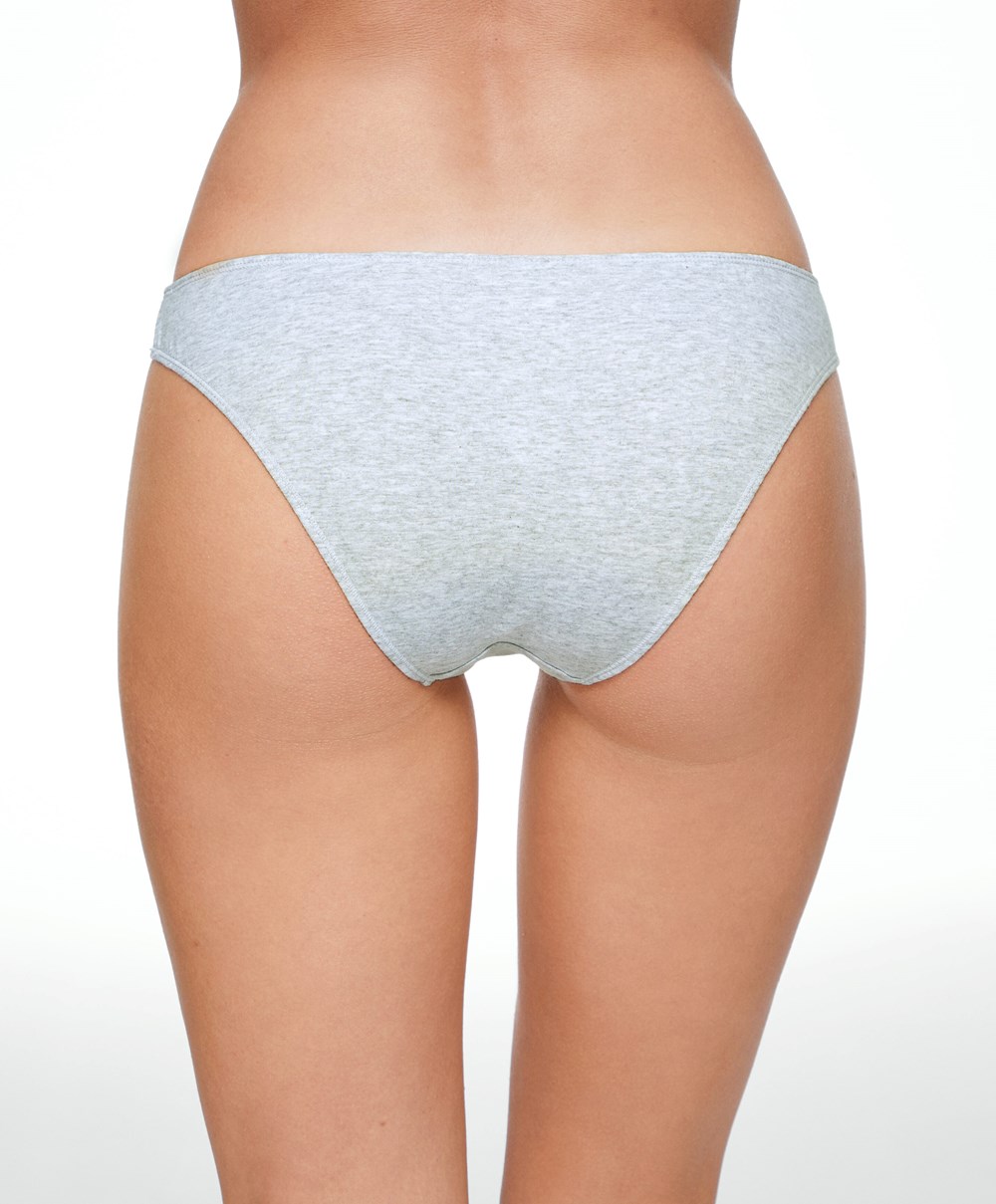 Oysho 7 Pamut Classic Briefs Rosette | NZAOFC-348