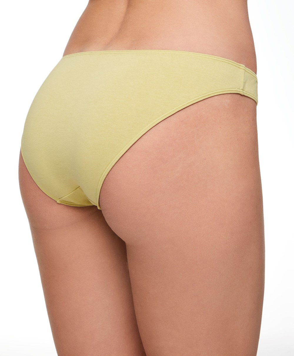 Oysho 7 Pamut Classic Briefs Sárgabarack | TYVQJC-345