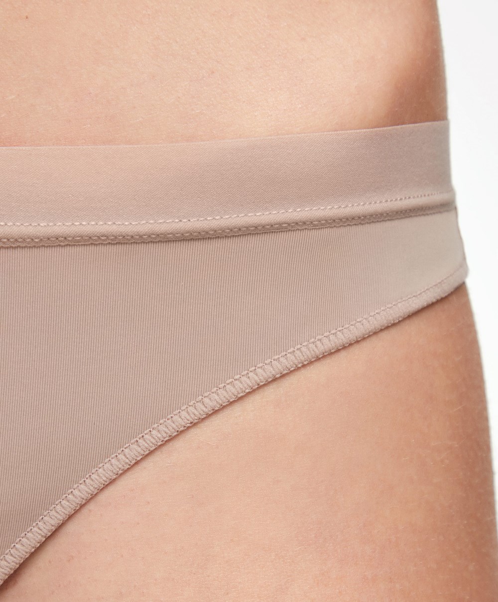 Oysho 7 Pantone™ Polyamide Brazilian Briefs Rózsaszín | BSMVOW-371