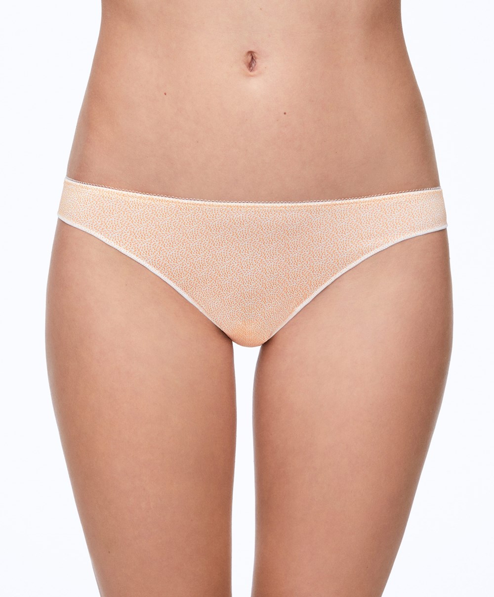 Oysho 7 Polyamide Classic Briefs Zöld | NSDHOU-490