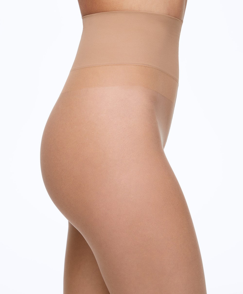 Oysho 8 Denier Kényelem Tights Bézs | MDCNLF-791