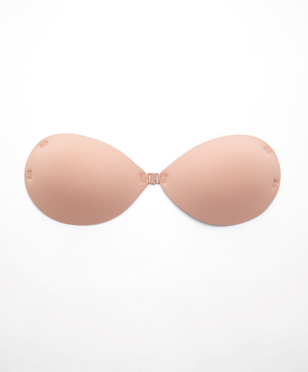 Oysho Adhesive Fabric Cups Bézs | XHJUMG-630