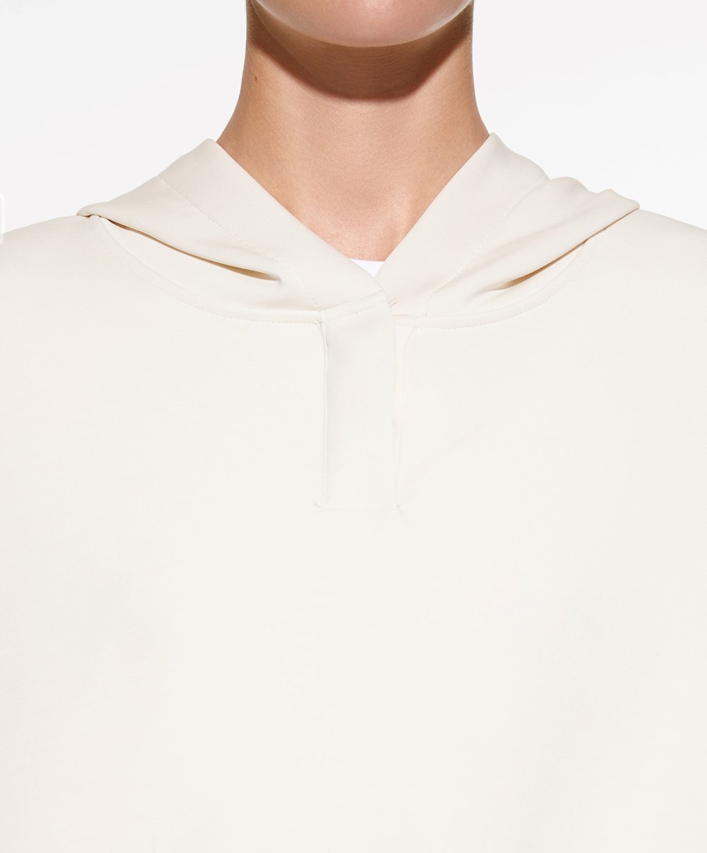 Oysho Adjustable Modal Sweatshirt Stone | USYIFG-307