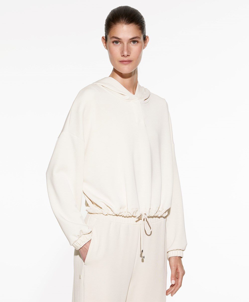 Oysho Adjustable Modal Sweatshirt Stone | USYIFG-307