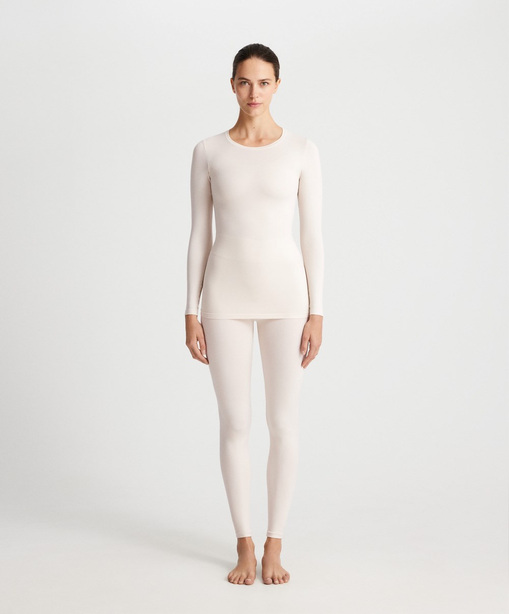 Oysho Base Layer Seamless 65cm Leggings Marble | WNPSAG-793