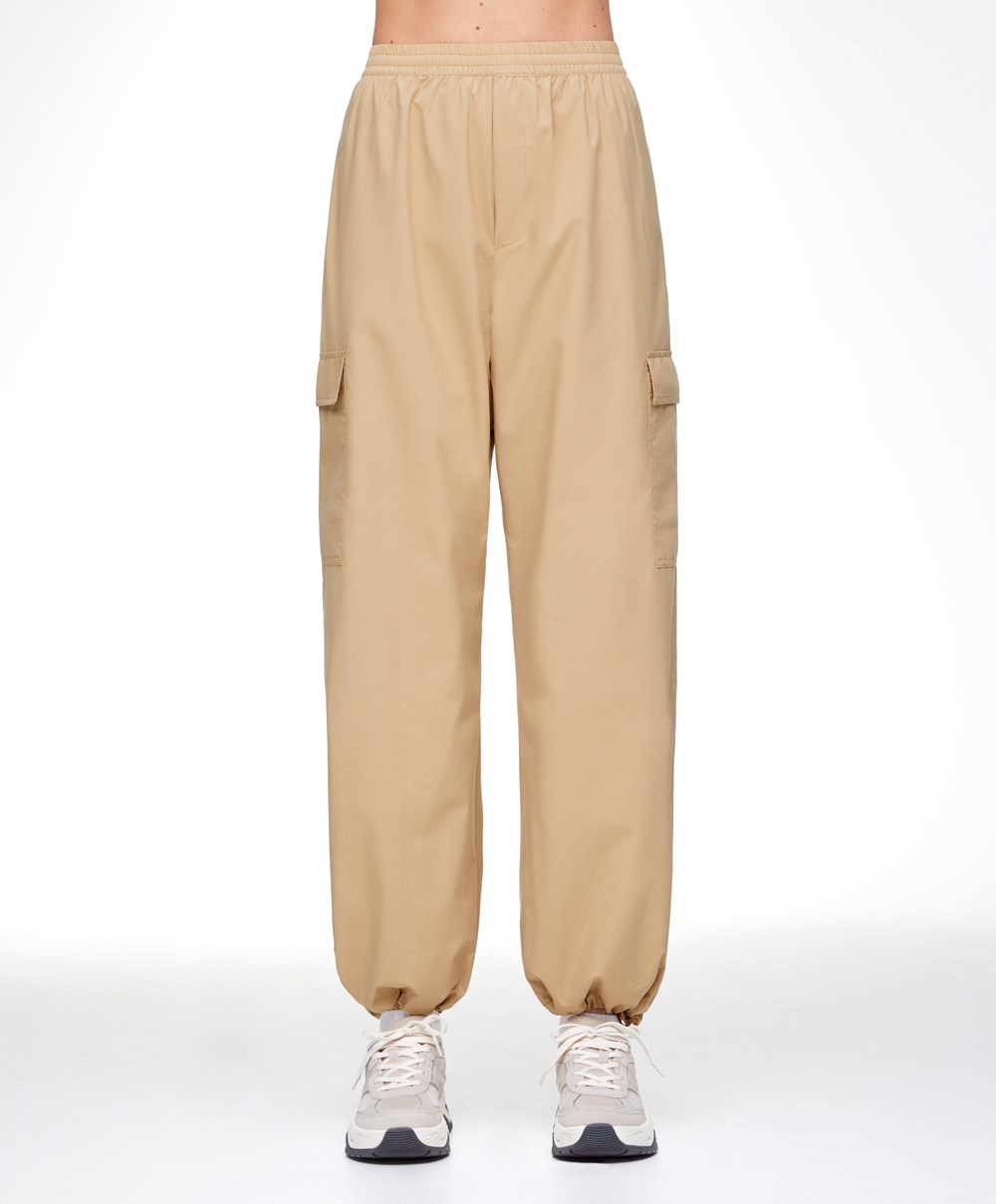 Oysho Cargo Joggers Camel | FMVBIS-741