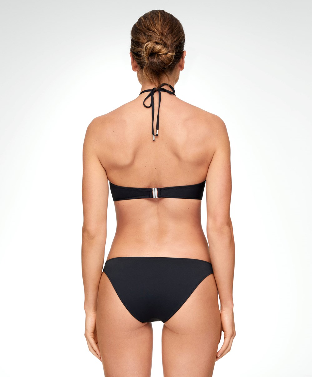 Oysho Classic Bikini Briefs Fekete | PKSUYZ-605