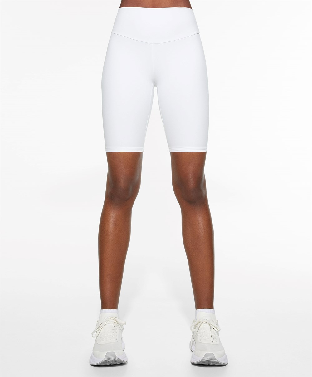 Oysho Comfortlux High-rise 25cm Cycle Leggings Fehér | ETWGMV-327