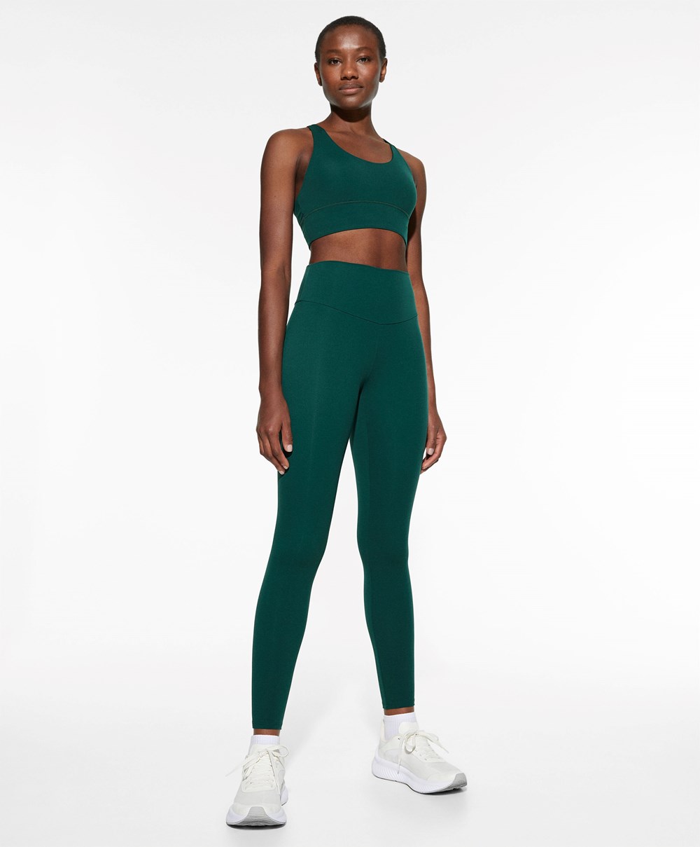 Oysho Comfortlux High-rise Ankle-length Leggings Bottle | YQWPDU-370