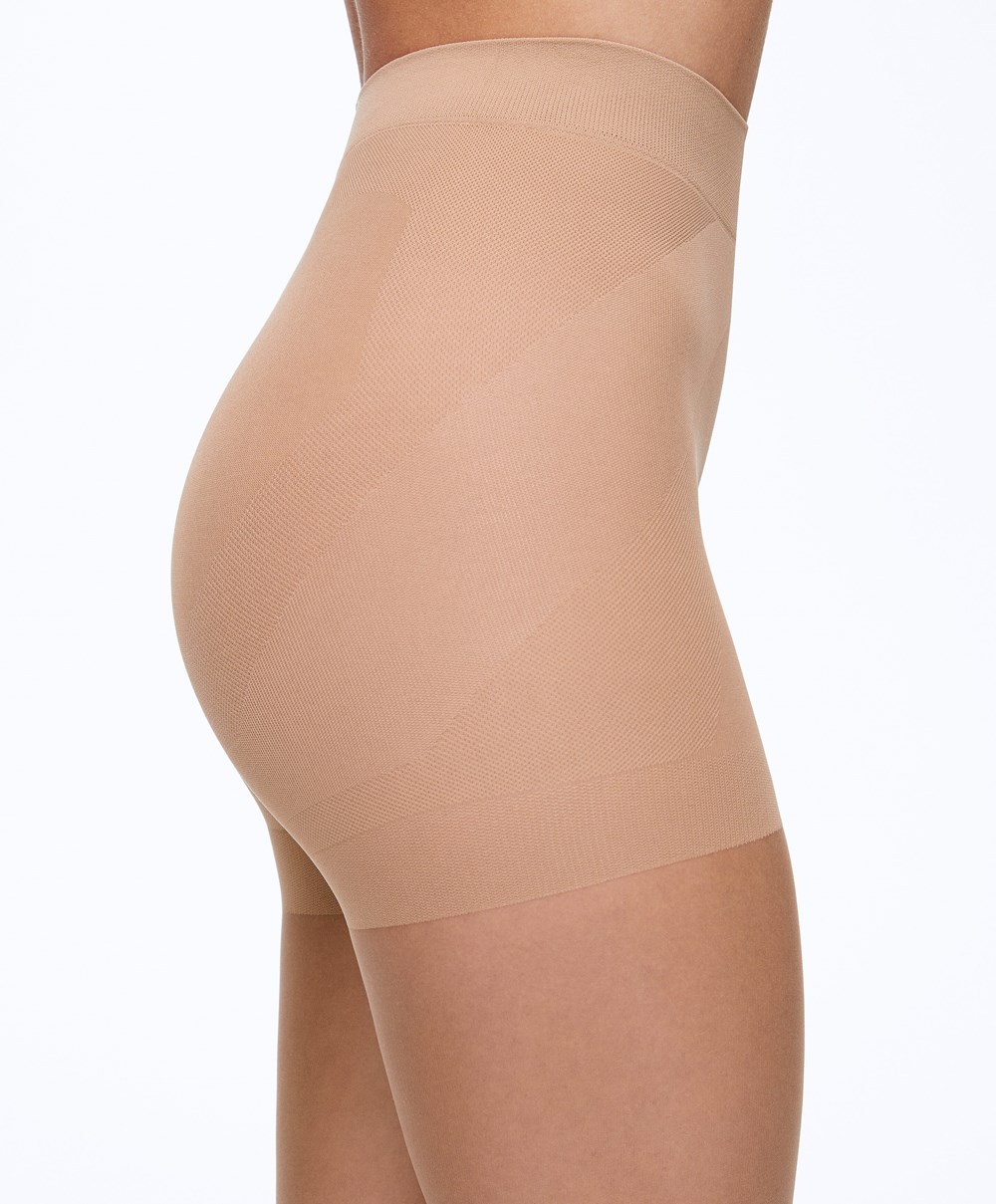 Oysho Compressive 8 Denier Tights Bézs | GZLBFC-314