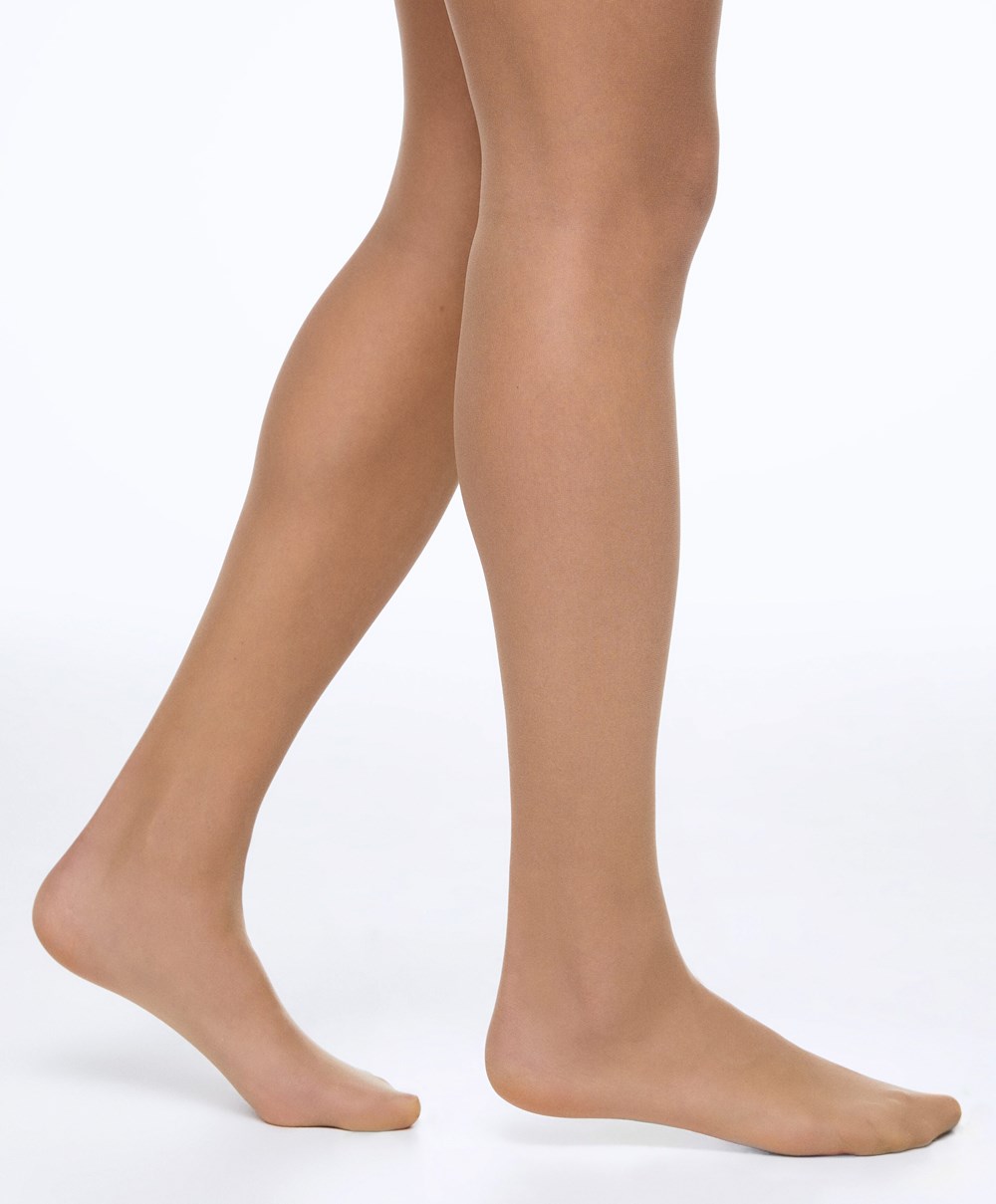 Oysho Compressive 8 Denier Tights Bézs | GZLBFC-314