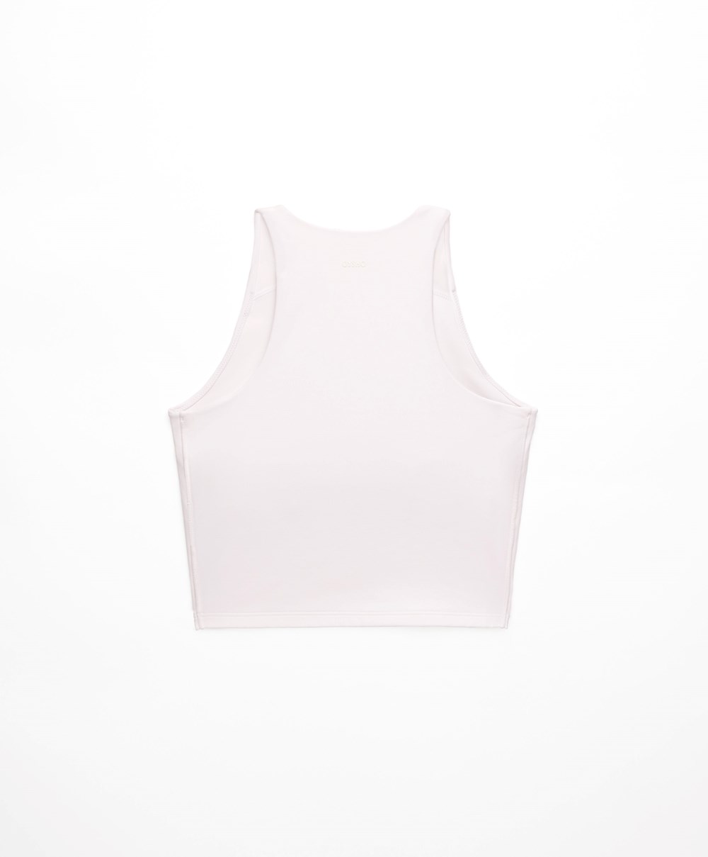 Oysho Compressive Tank Top Fehér | LJRVHX-690