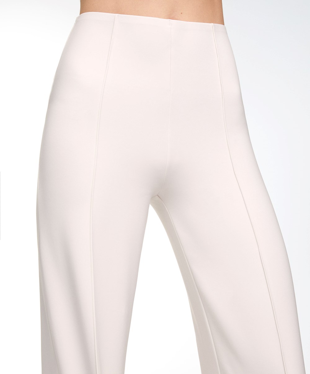 Oysho Egyenes Trousers In High-strength Fabric Világos | MUOCZJ-859