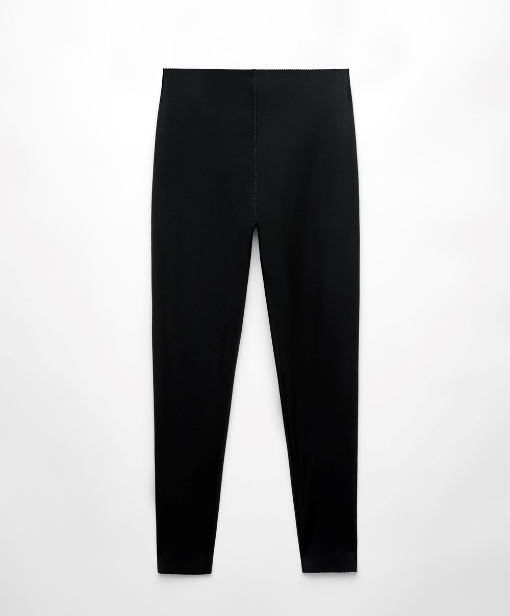 Oysho Extra-compressive Raise Up 65cm Ankle-length Leggings Fekete | ZMVTGE-728