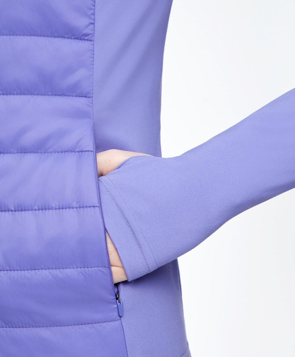 Oysho Fellex® Aerogel Párnázott Futó Jacket Sötét | AXRCID-081