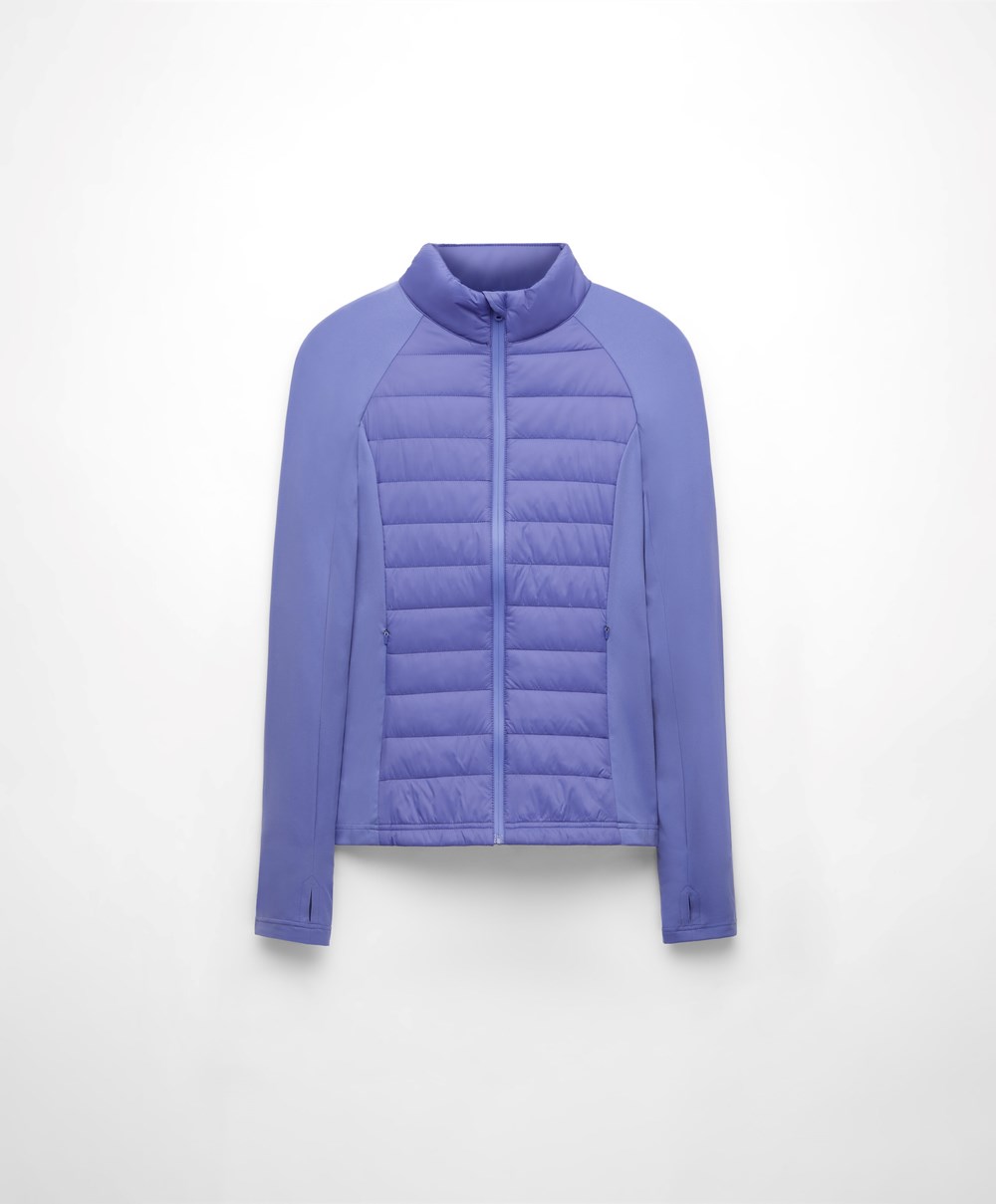 Oysho Fellex® Aerogel Párnázott Futó Jacket Sötét | AXRCID-081