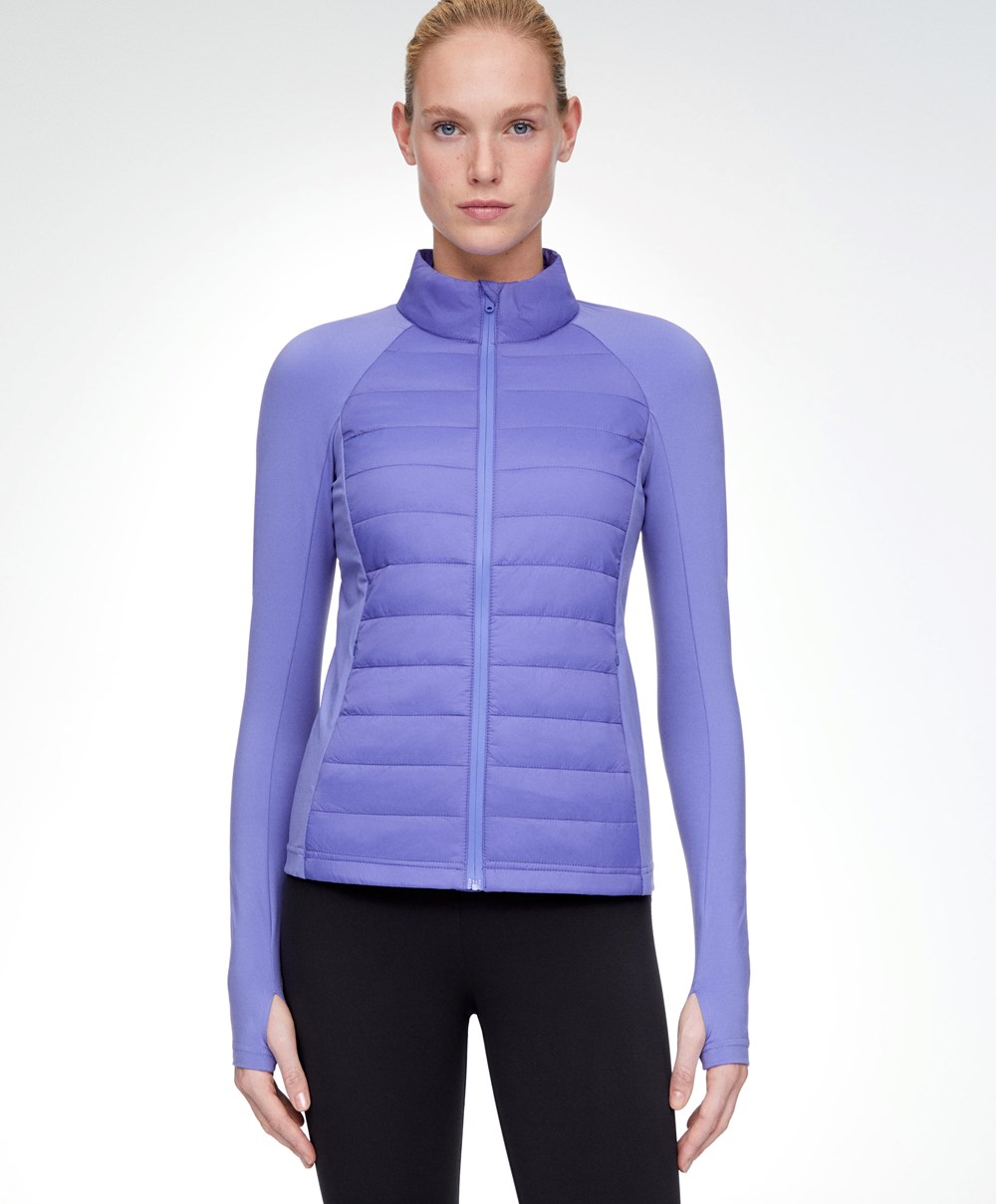 Oysho Fellex® Aerogel Párnázott Futó Jacket Sötét | AXRCID-081