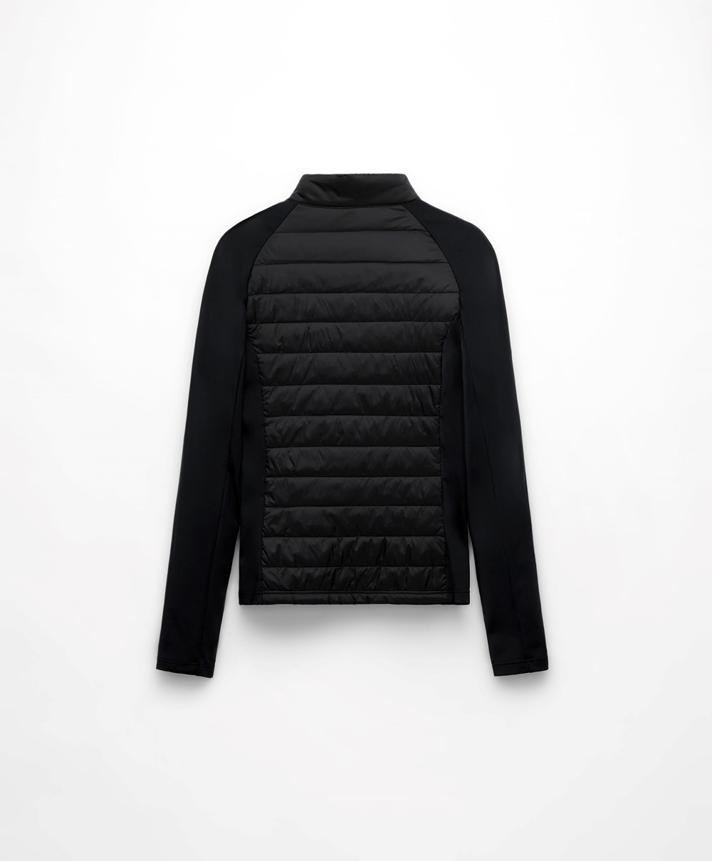 Oysho Fellex® Aerogel Párnázott Futó Jacket Fekete | ONFYVC-062