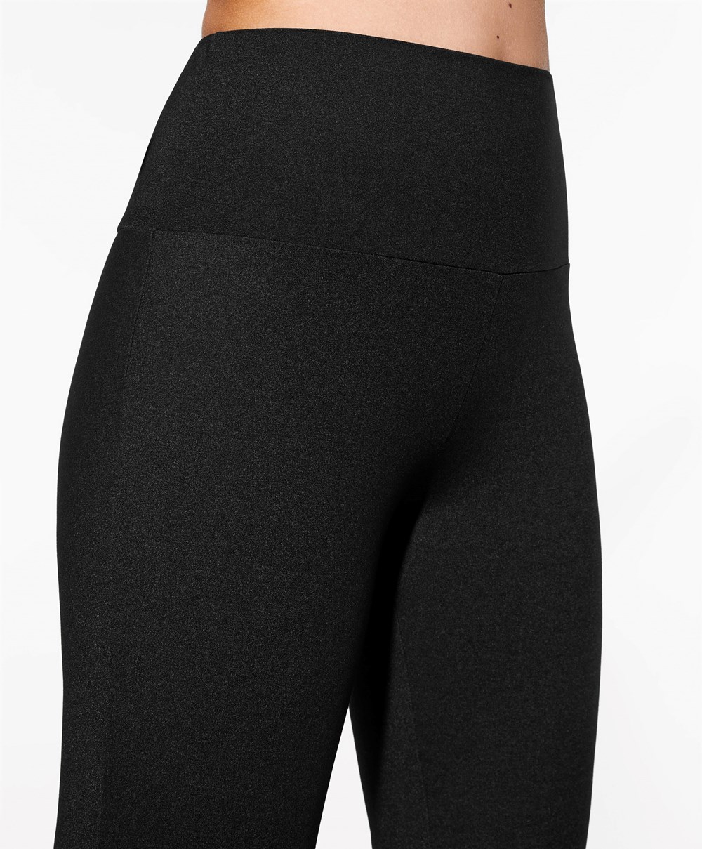 Oysho High-rise Comfortlux Flare Trousers Sötétszürke | FSMPQR-571