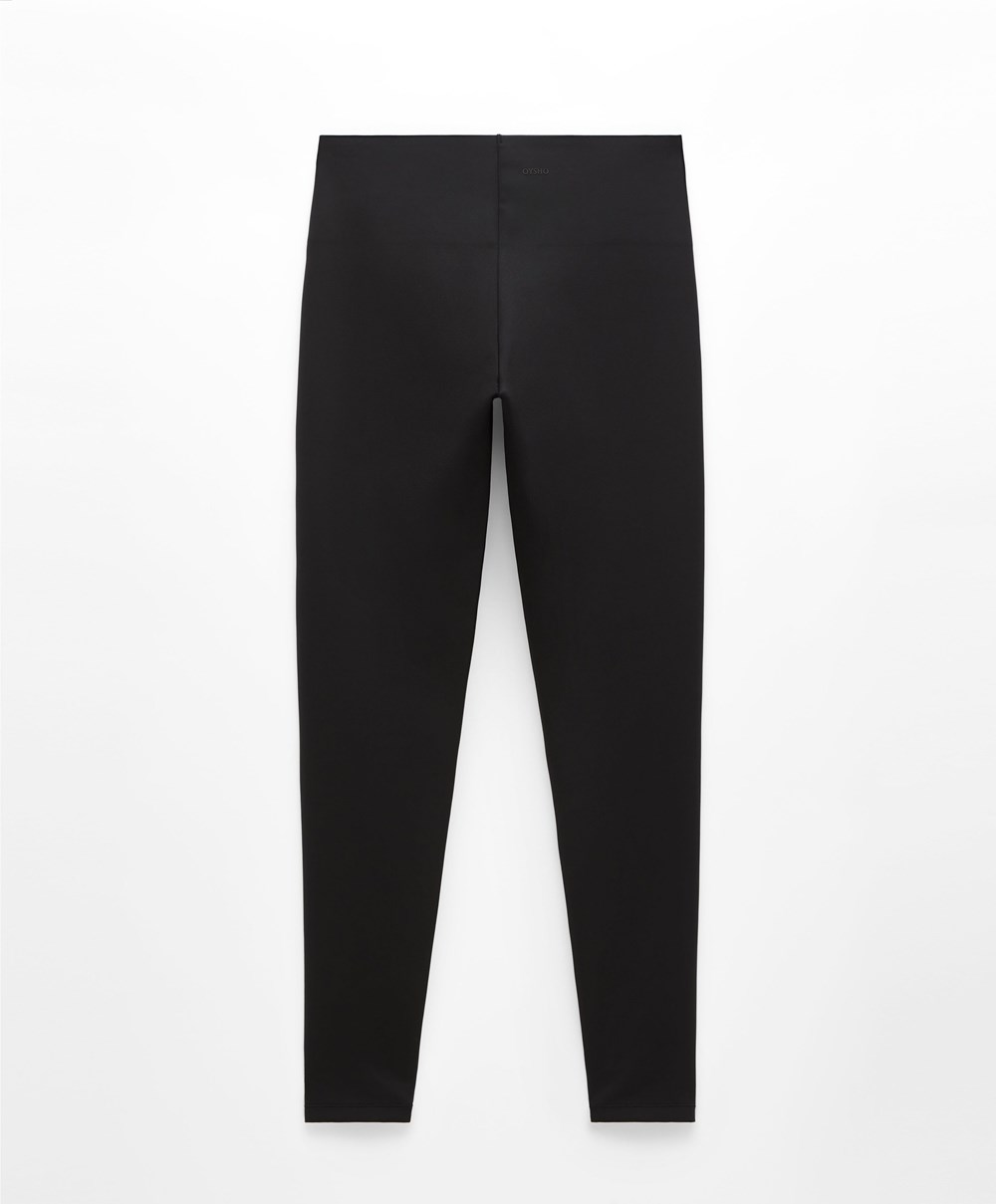 Oysho High-strength Fabric 65cm Ankle-length Leggings Fekete | DJOFZL-123