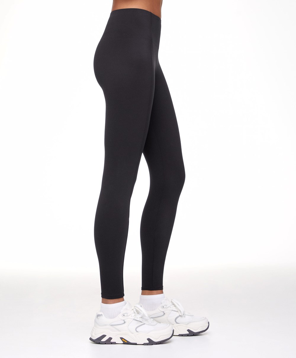 Oysho High-strength Fabric 65cm Ankle-length Leggings Fekete | DJOFZL-123