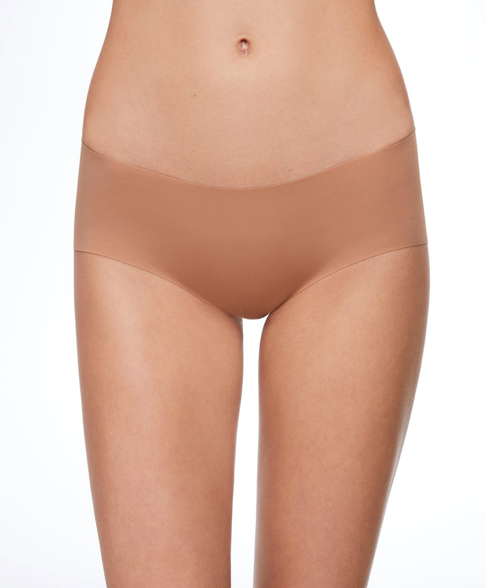 Oysho Invisible Laser-cut Cheekies Tan | ZXDRFQ-093