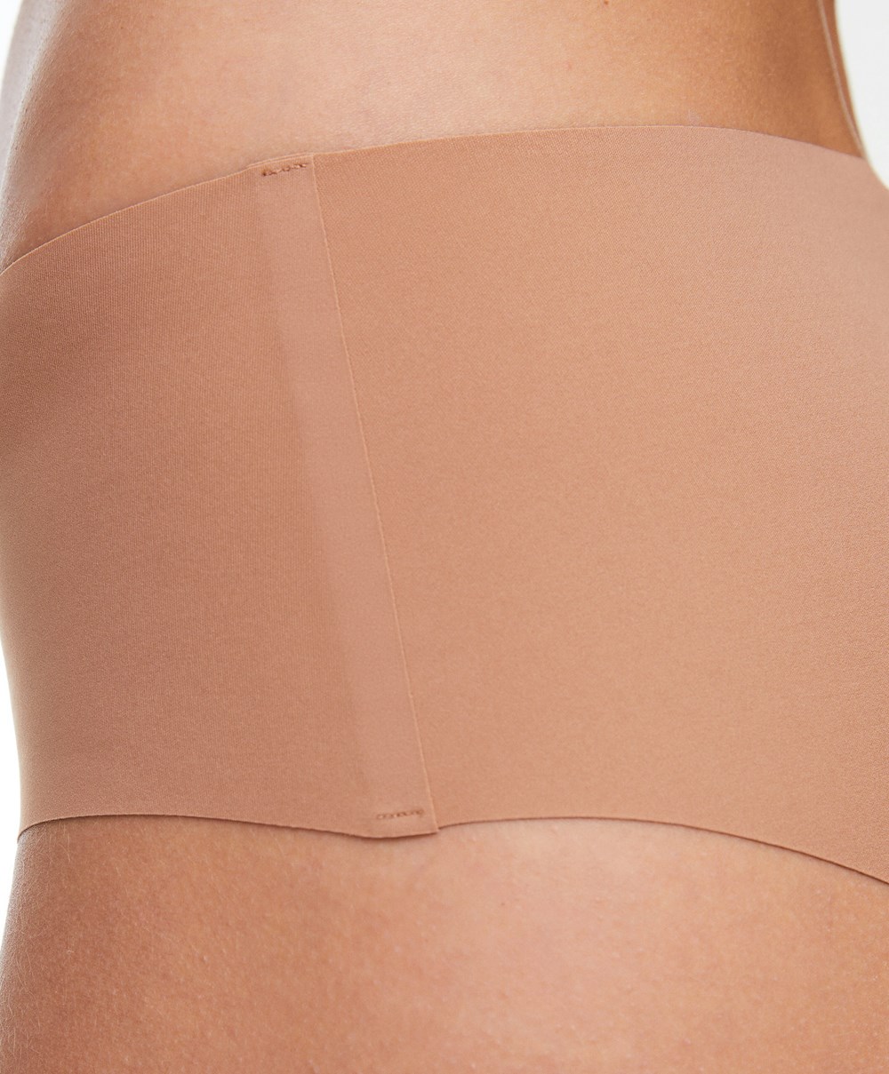 Oysho Invisible Laser-cut Cheekies Tan | ZXDRFQ-093