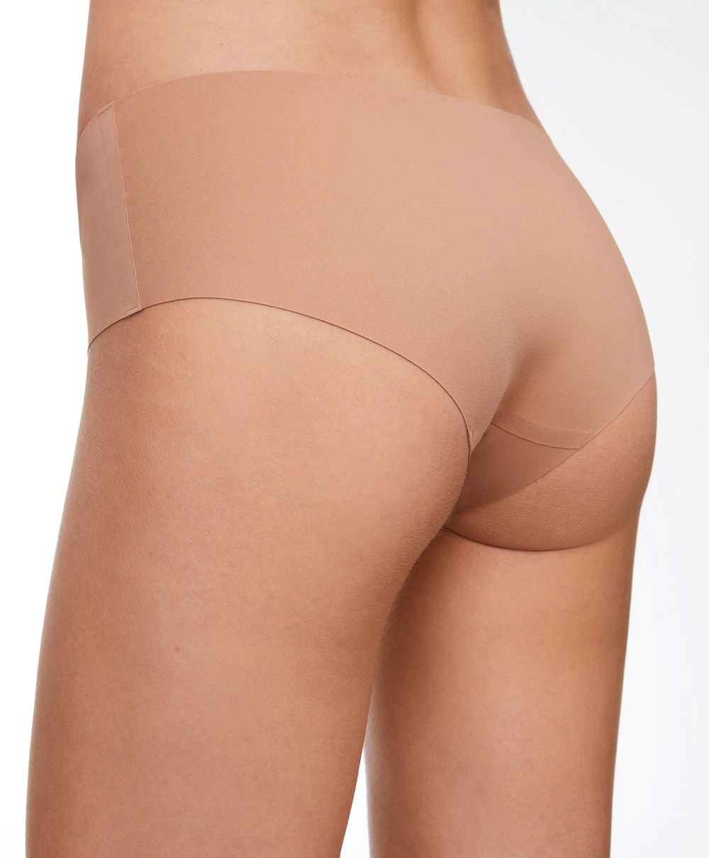 Oysho Invisible Laser-cut Cheekies Tan | ZXDRFQ-093