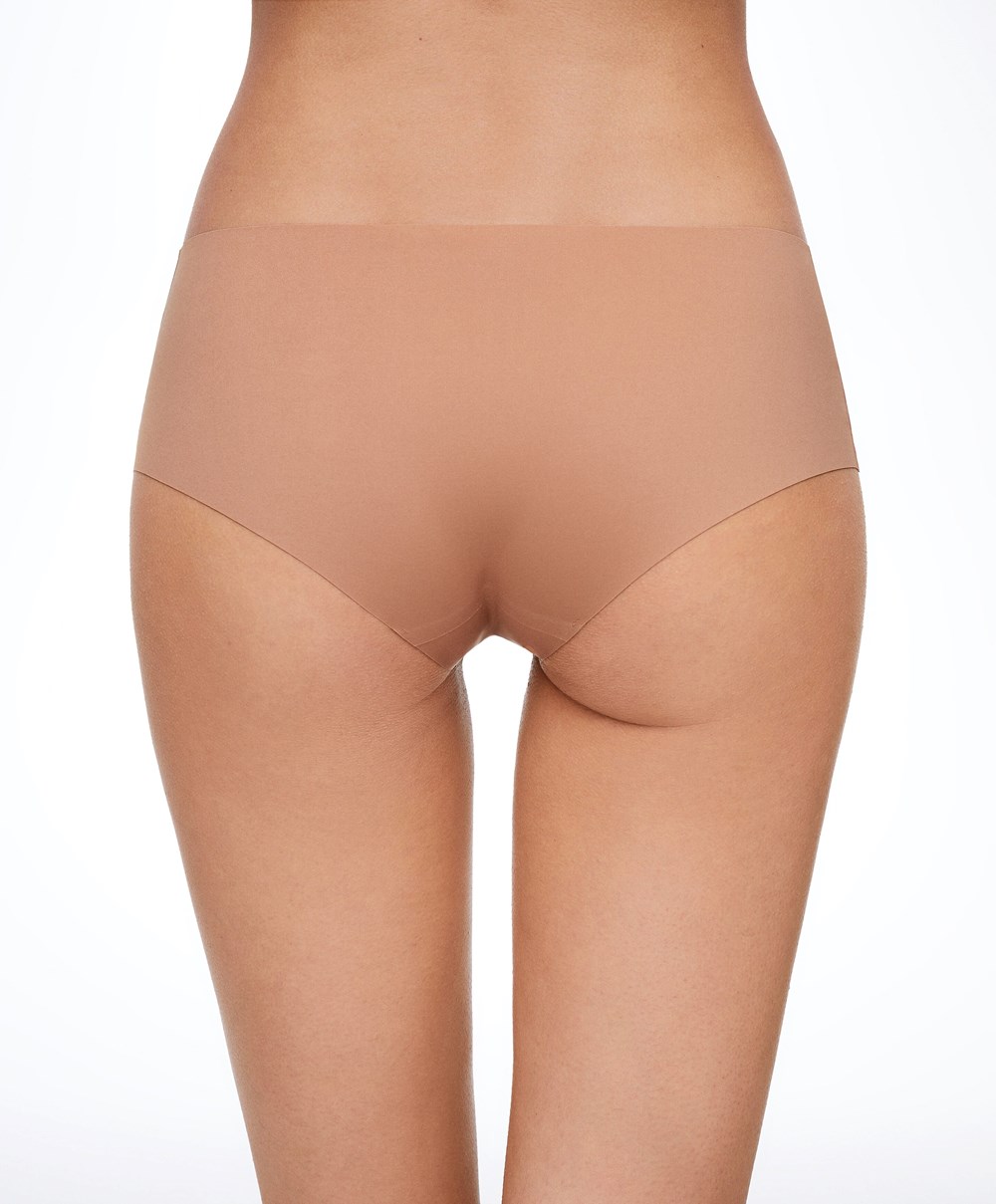 Oysho Invisible Laser-cut Cheekies Tan | ZXDRFQ-093