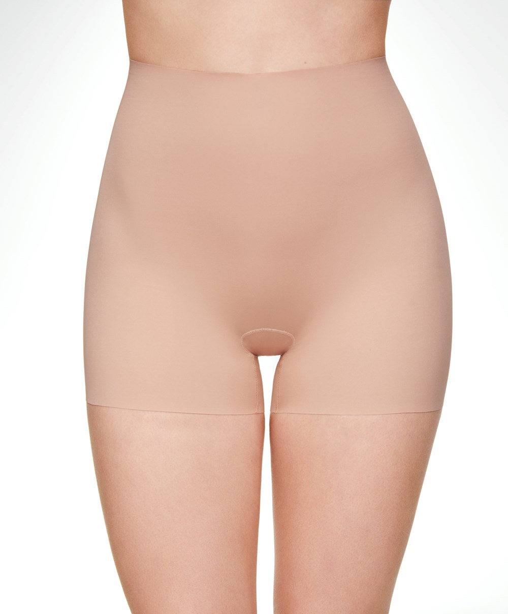 Oysho Invisible Laser-cut Hot Pants Bézs | VPDJYH-549