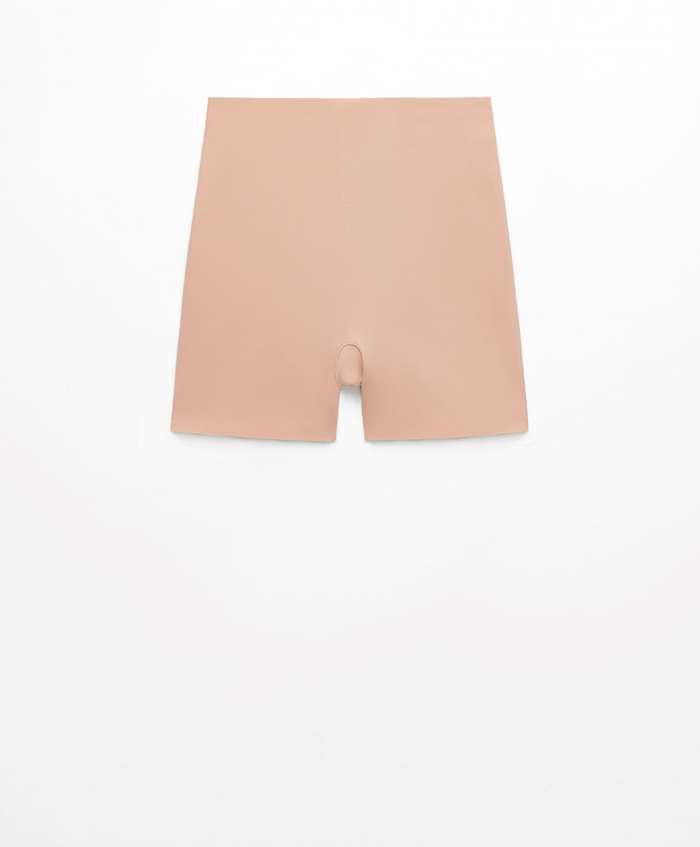 Oysho Invisible Laser-cut Hot Pants Bézs | VPDJYH-549