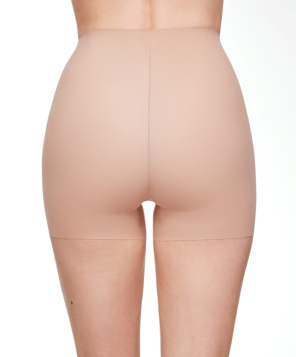 Oysho Invisible Laser-cut Hot Pants Bézs | VPDJYH-549