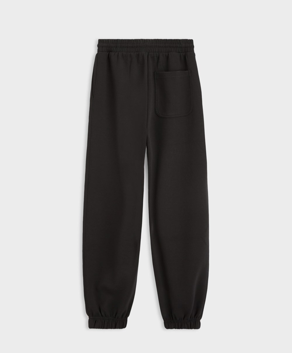 Oysho Joggers With Interlock Detail Fekete | MPGCEN-612