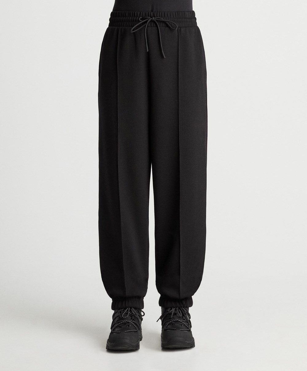 Oysho Joggers With Interlock Detail Fekete | MPGCEN-612