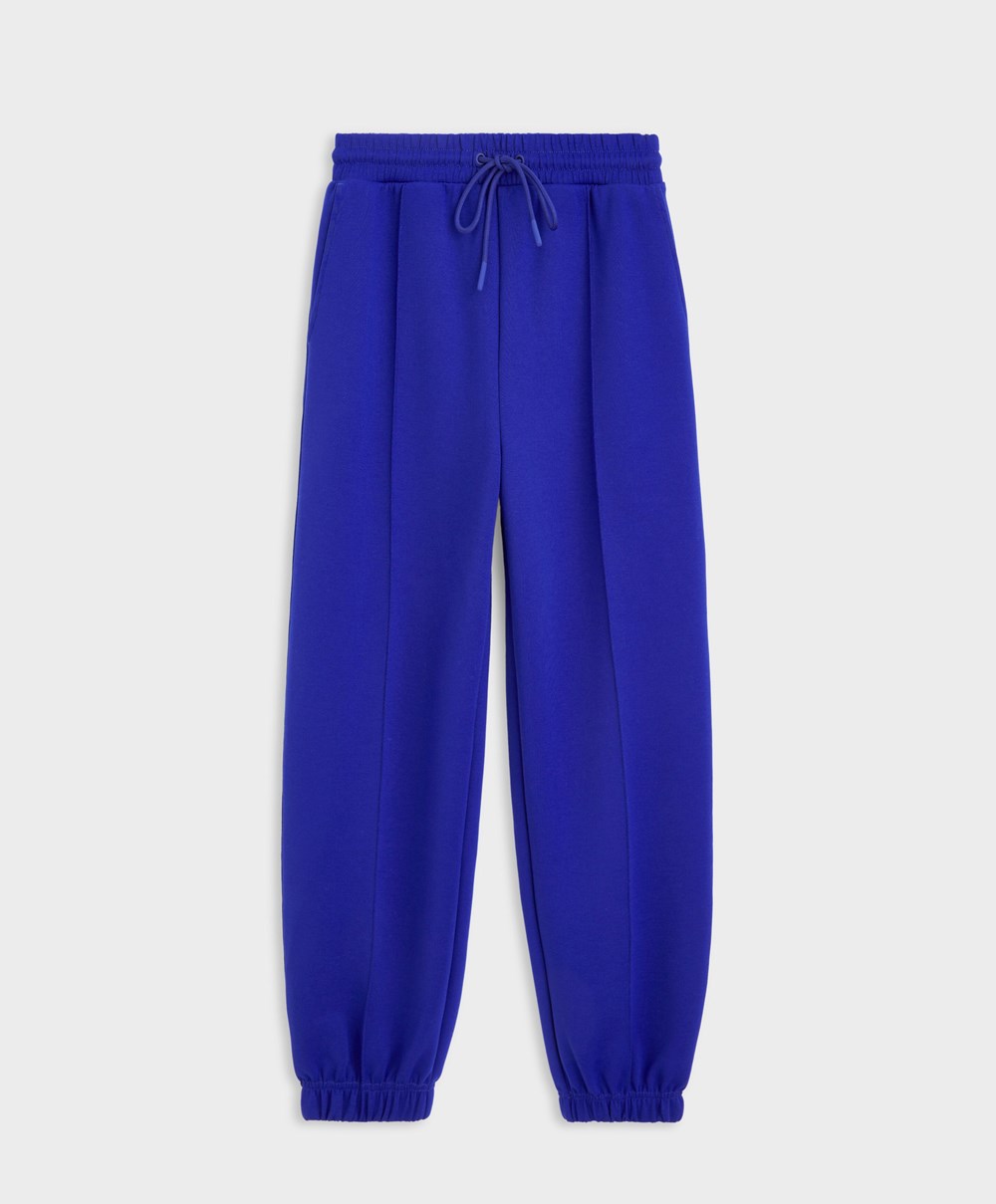 Oysho Joggers With Interlock Detail Kék | SCWBNY-043